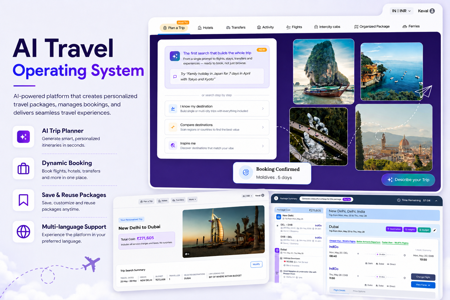 AI Travel Operating System preview